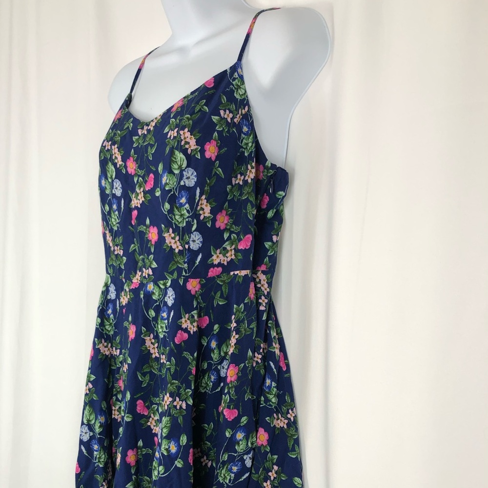 Old Navy floral spaghetti strap mini sundress L - Picture 3 of 15
